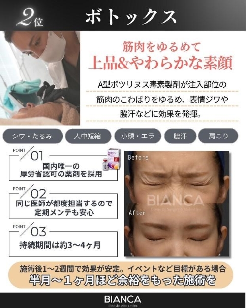 ボトックス注射の失敗が怖い方へ！正しい知識をドクターがアドバイス【医師解説】